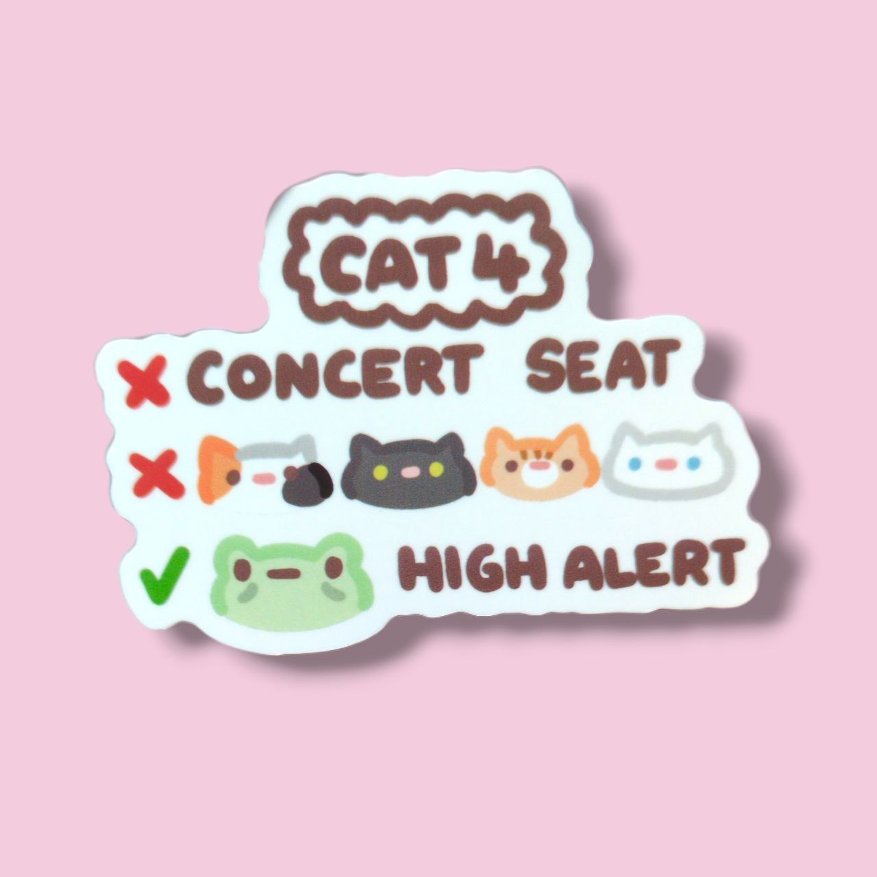 What is Catergory 4? Vinyl Sticker