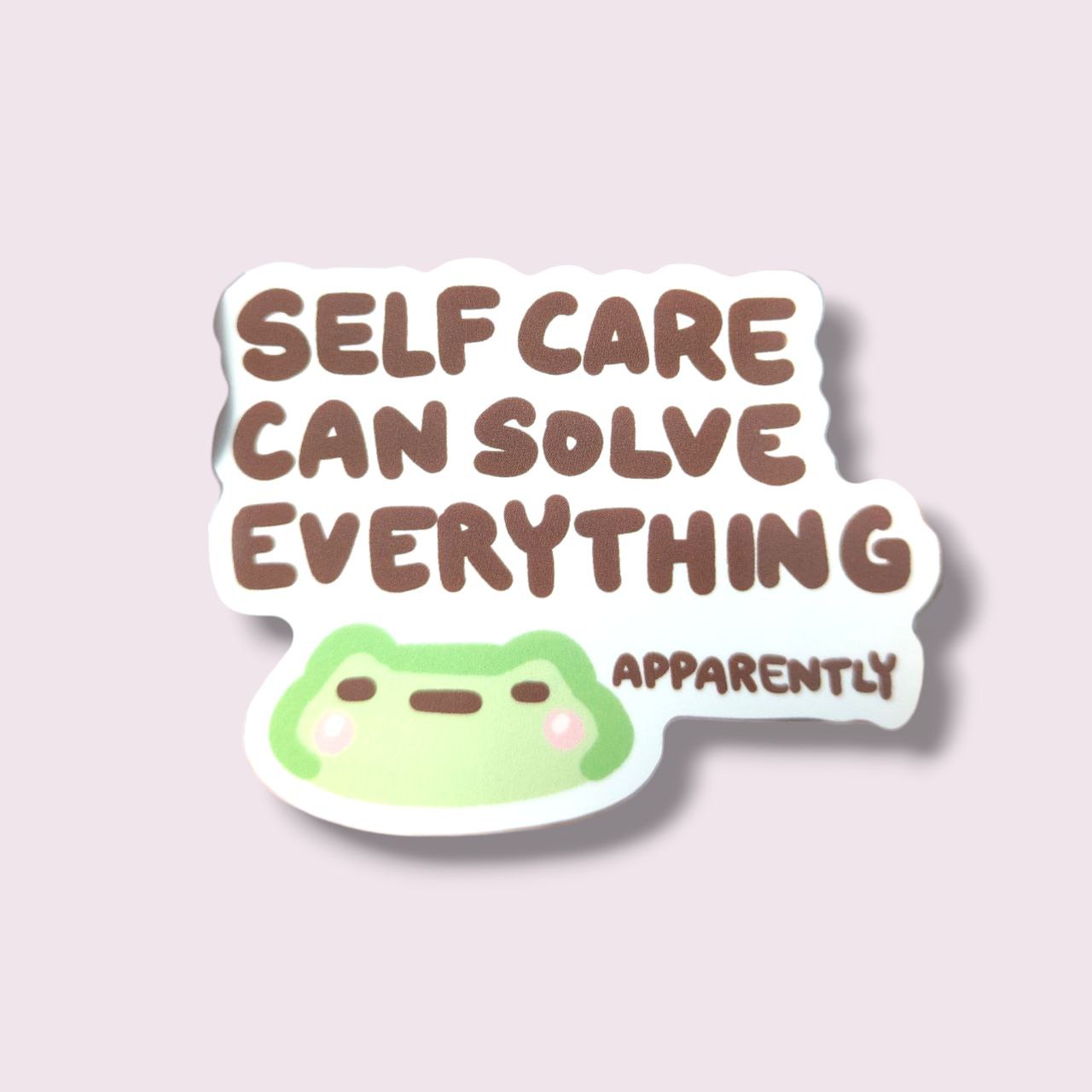 Self Care Can Solve Everything Vinyl Sticker
