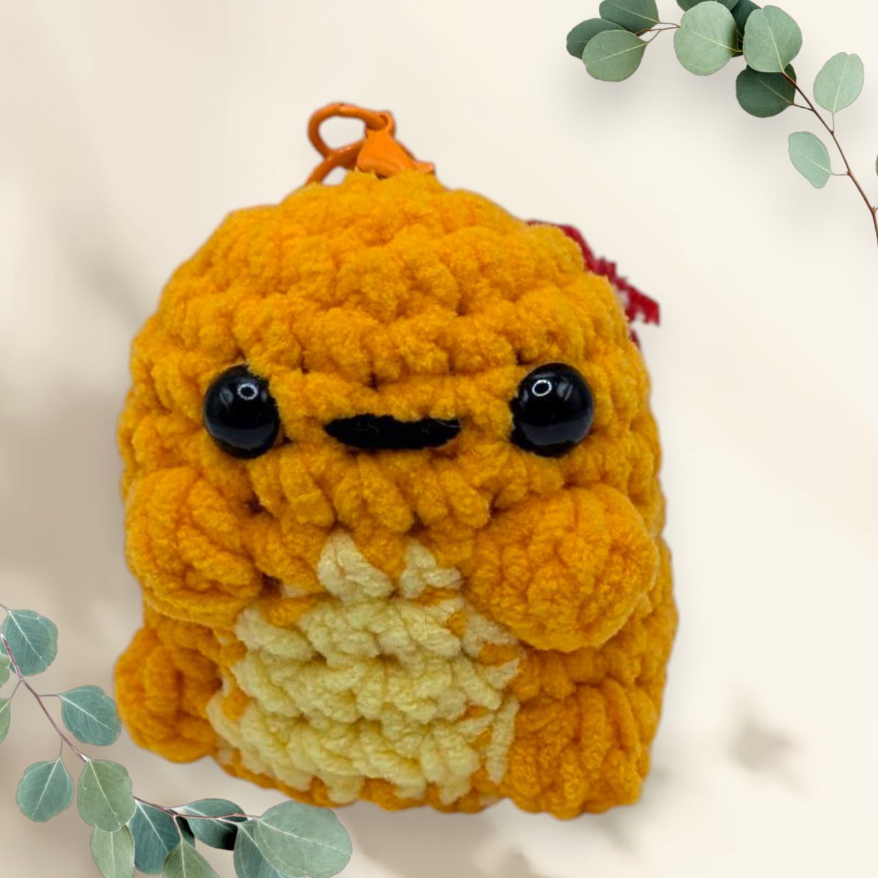 Charmander Squeaky Crochet Keychain