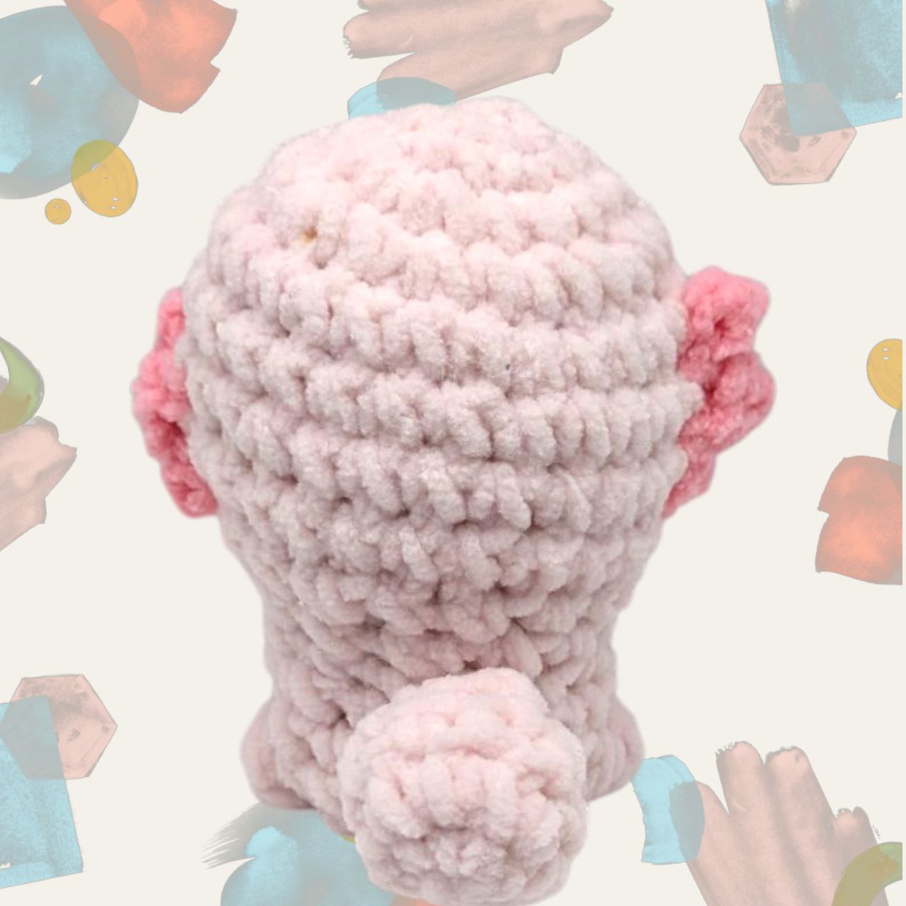Wooper Squeaky Crochet Keychain