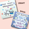 Your Talent: Drawing x Top Quotes – Clearance