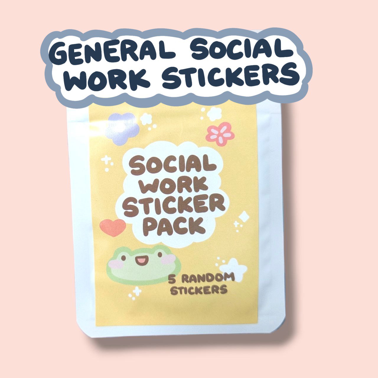 Social Work Mystery Sticker Pack (General Social Work)