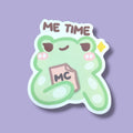Me Time = MC Vinyl Sticker