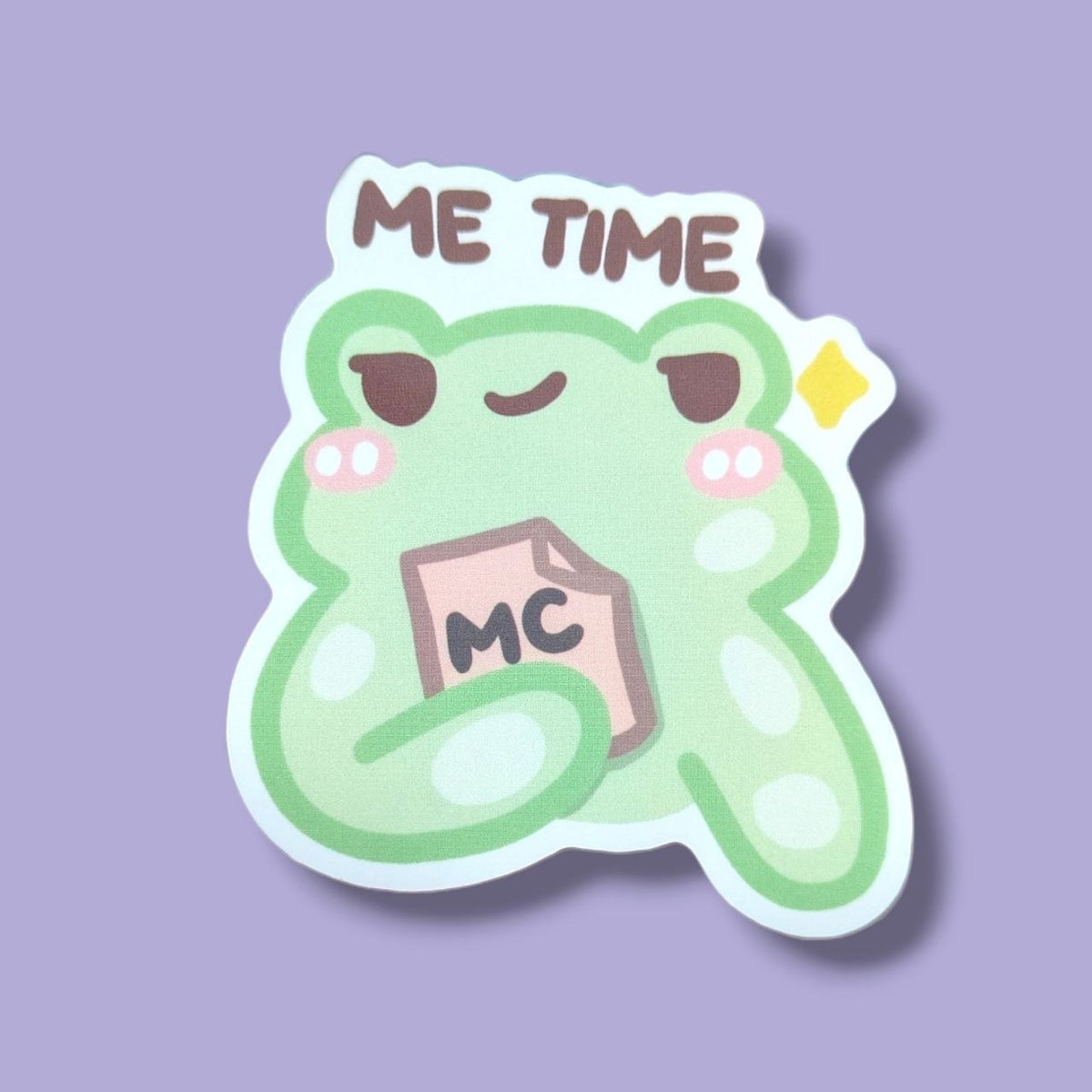 Me Time = MC Vinyl Sticker