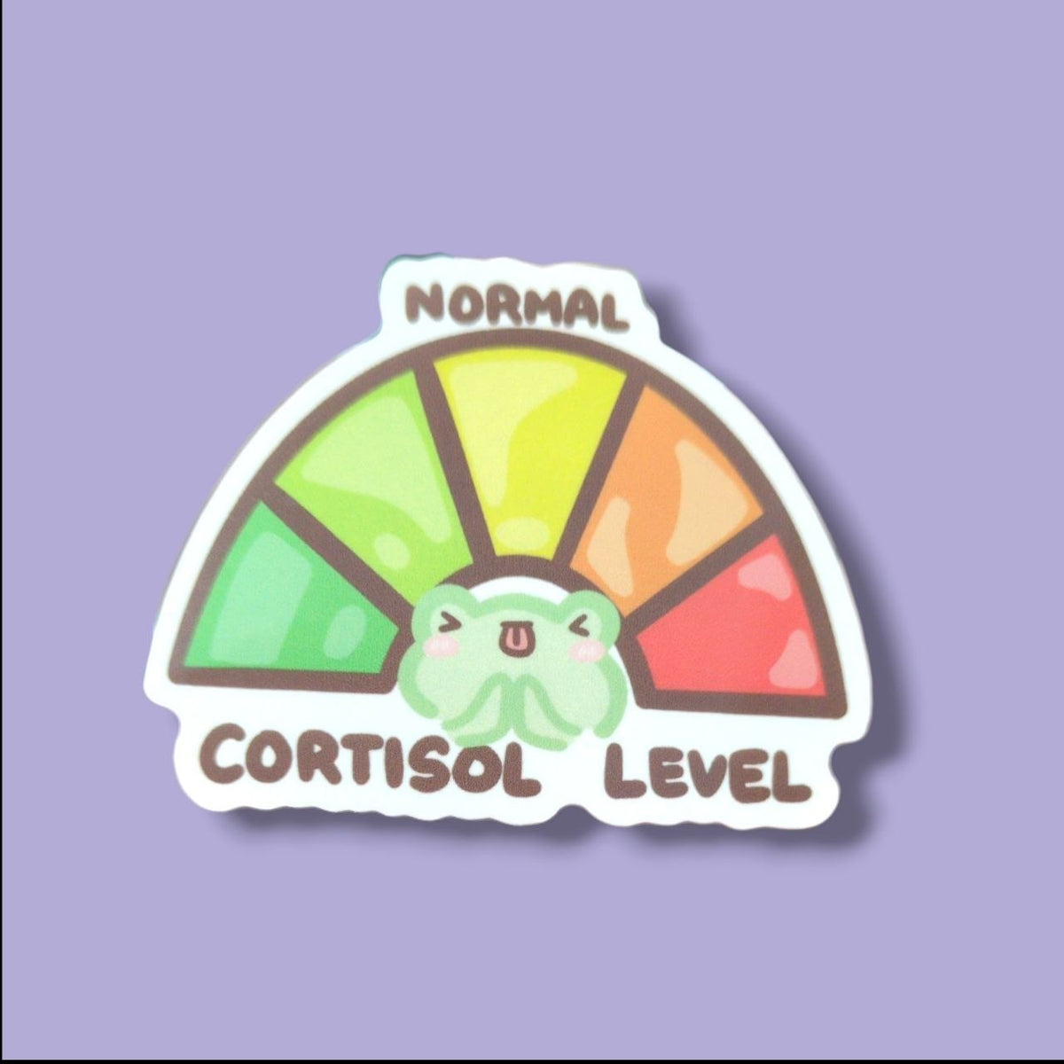 Cortisol Level - Normal Vinyl Sticker