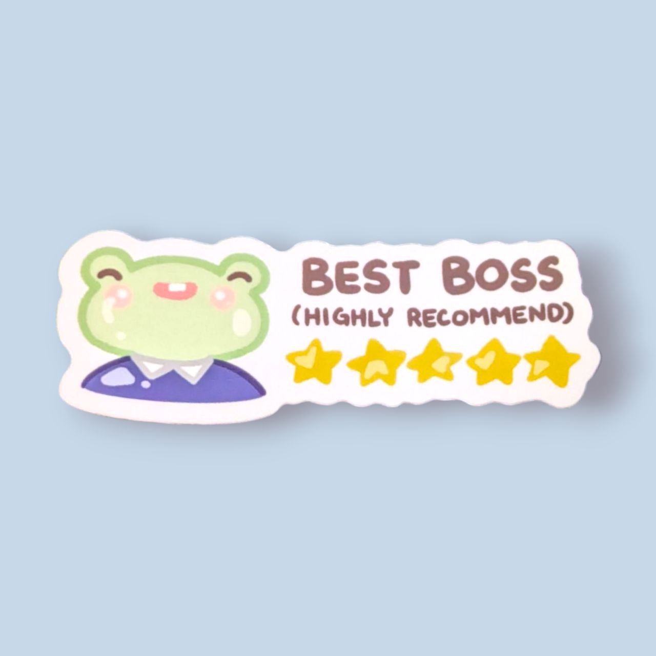 Best Boss Vinyl Sticker