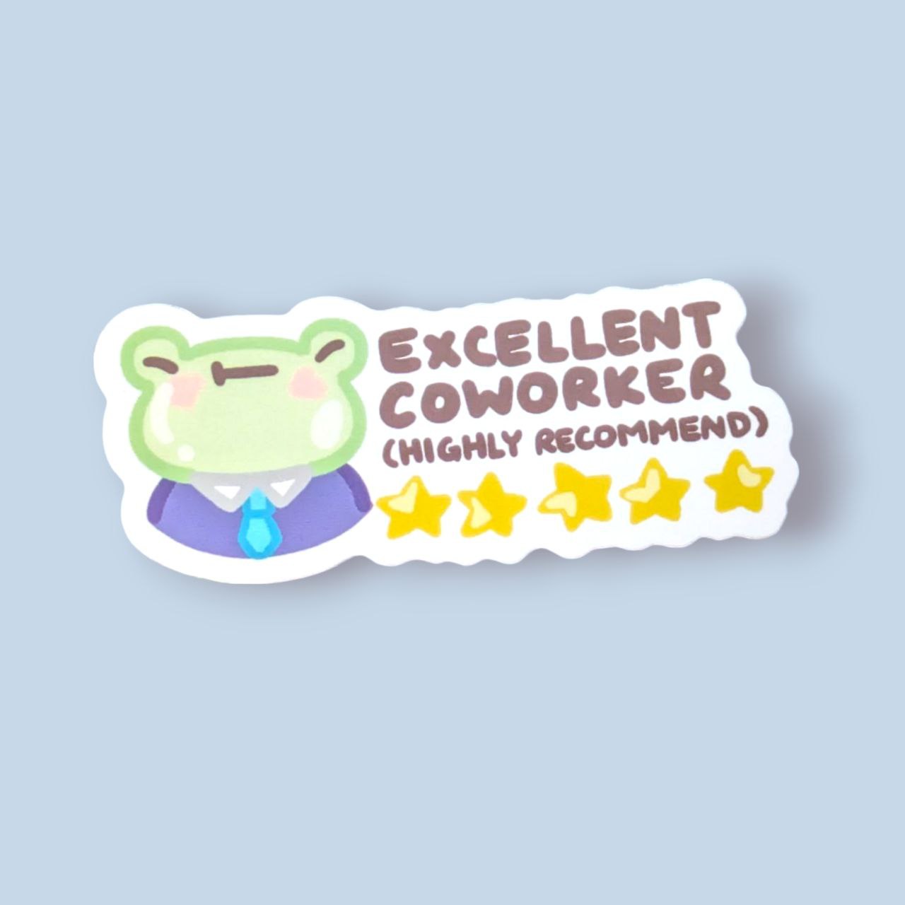 Excellent Coworker Vinyl Sticker