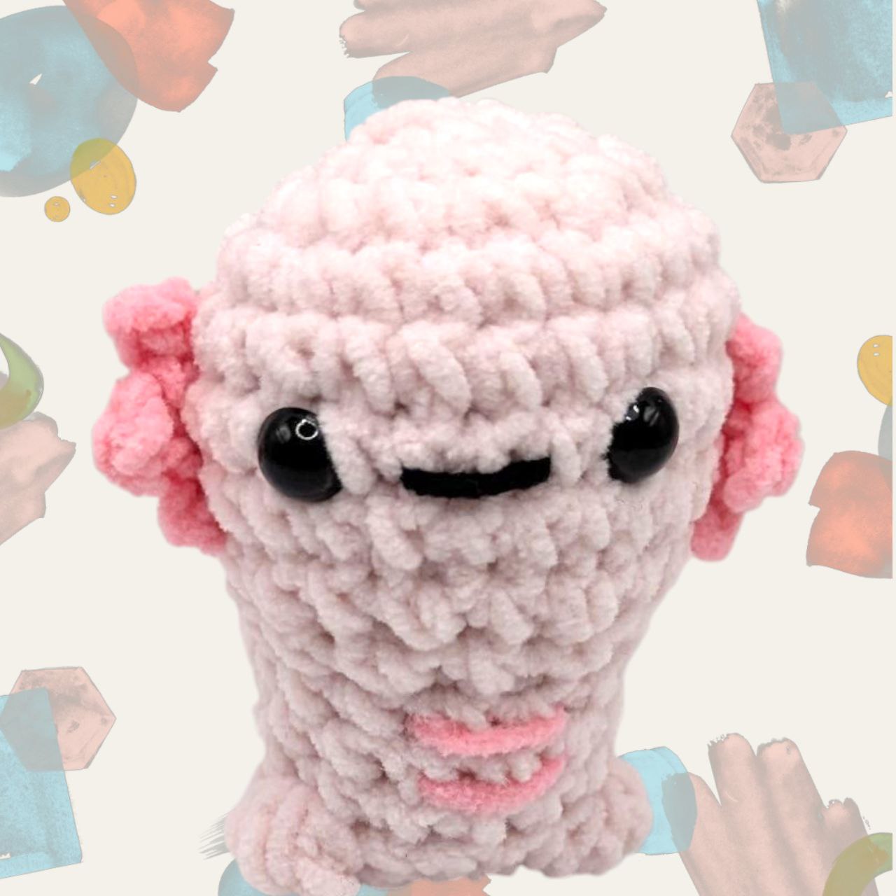 Wooper Squeaky Crochet Keychain