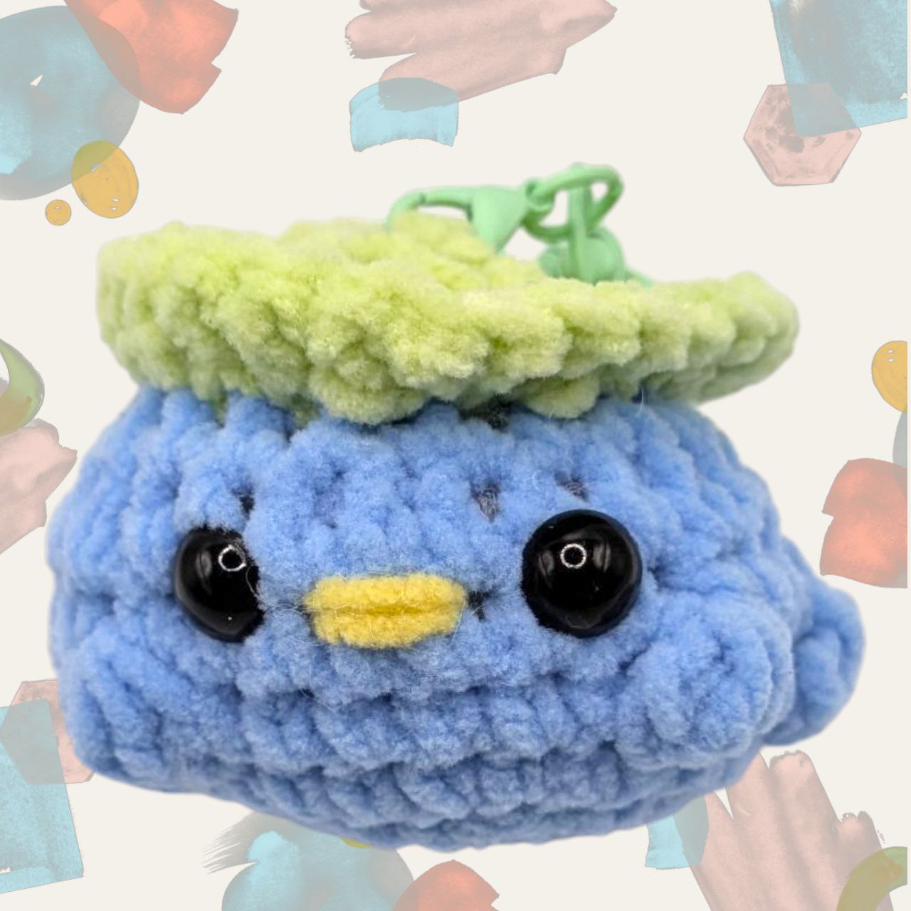 Lotad Squeaky Crochet Keychain