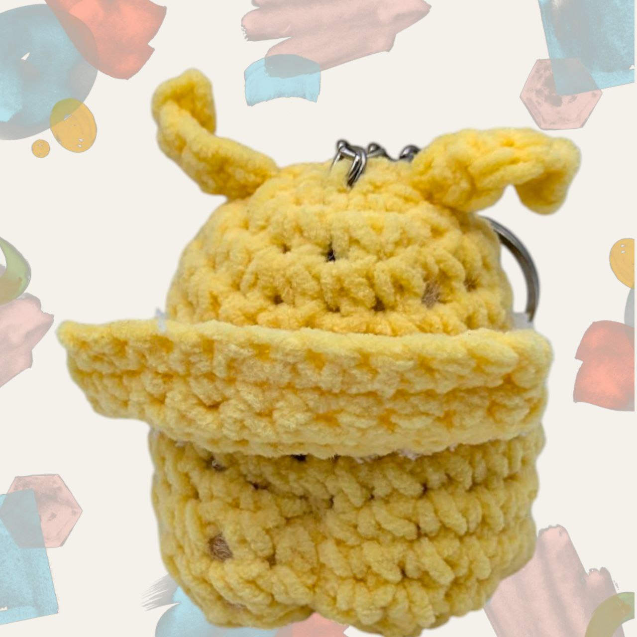 Jolteon Squeaky Crochet Keychain