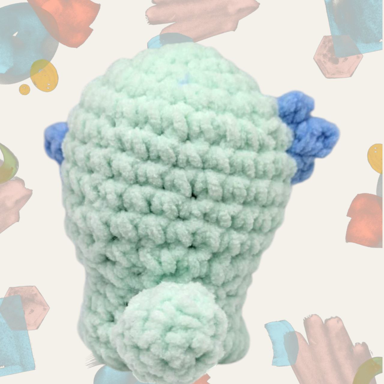 Wooper Squeaky Crochet Keychain