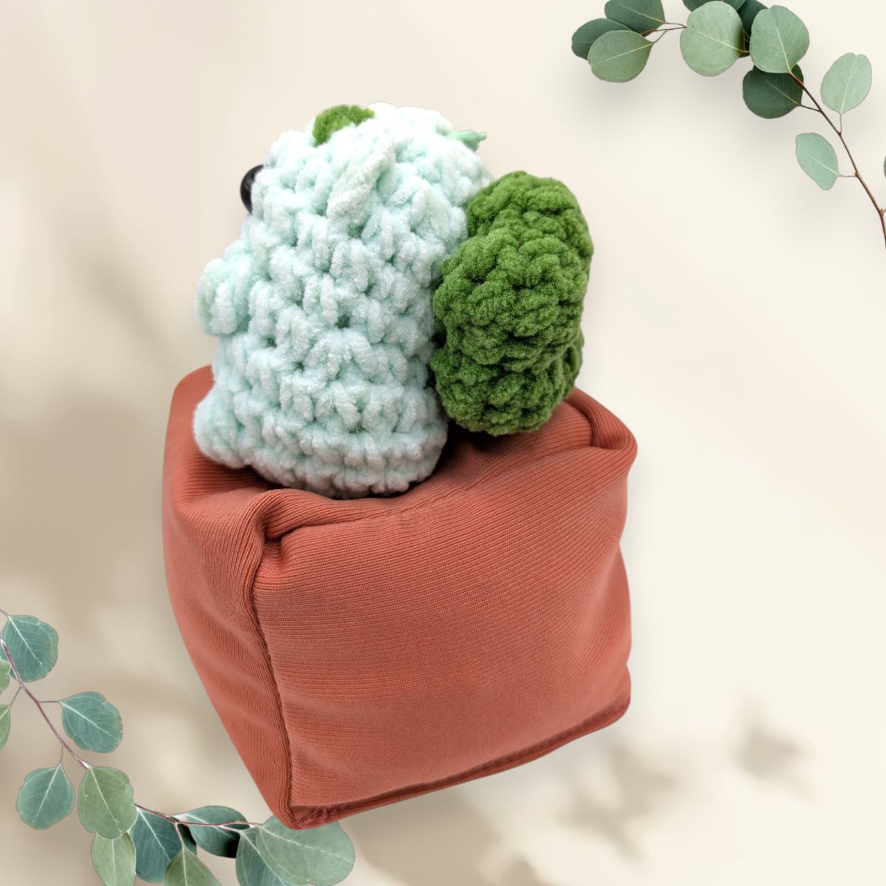 Bulbasaur Squeaky Crochet Keychain