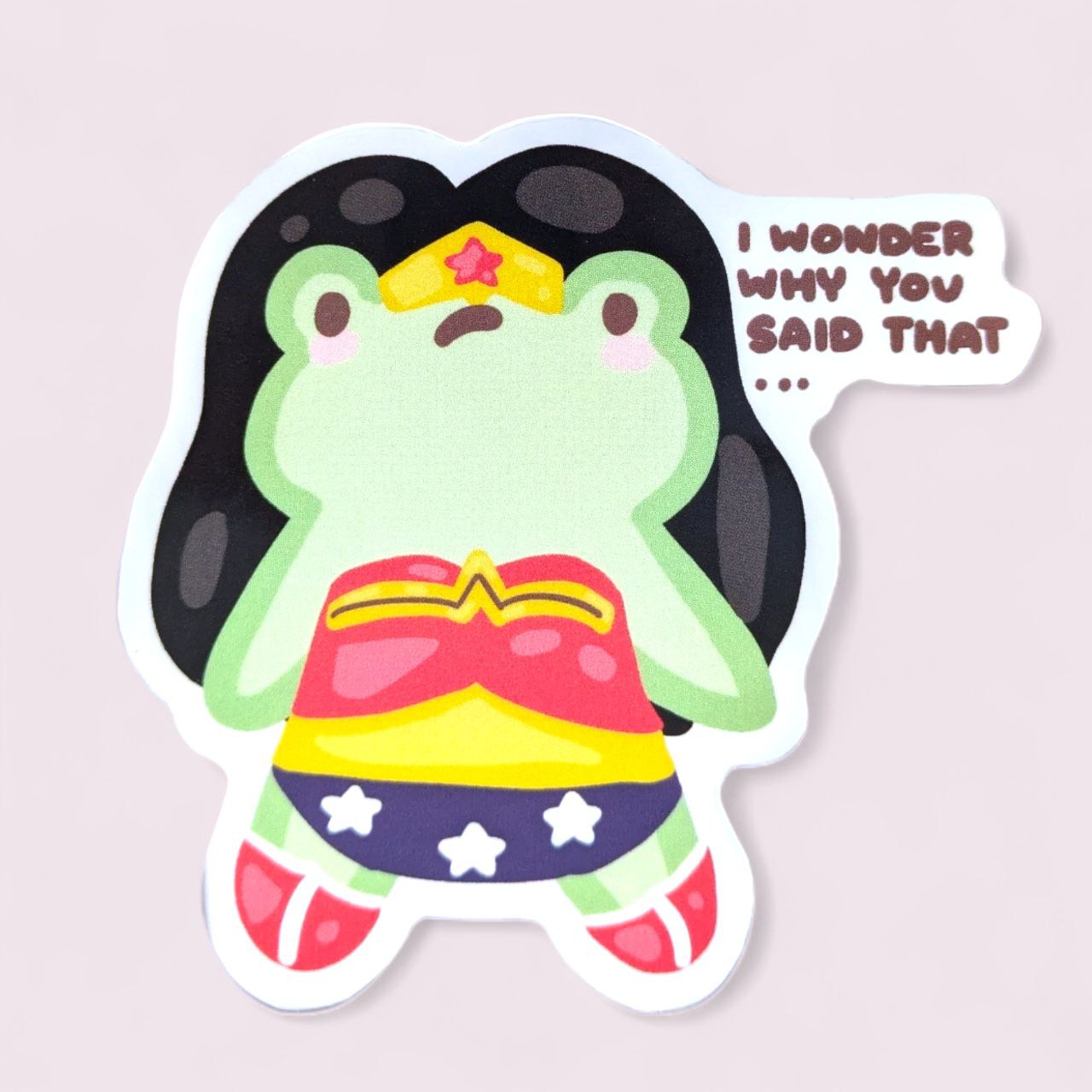 "Wonder" Woman Vinyl Sticker