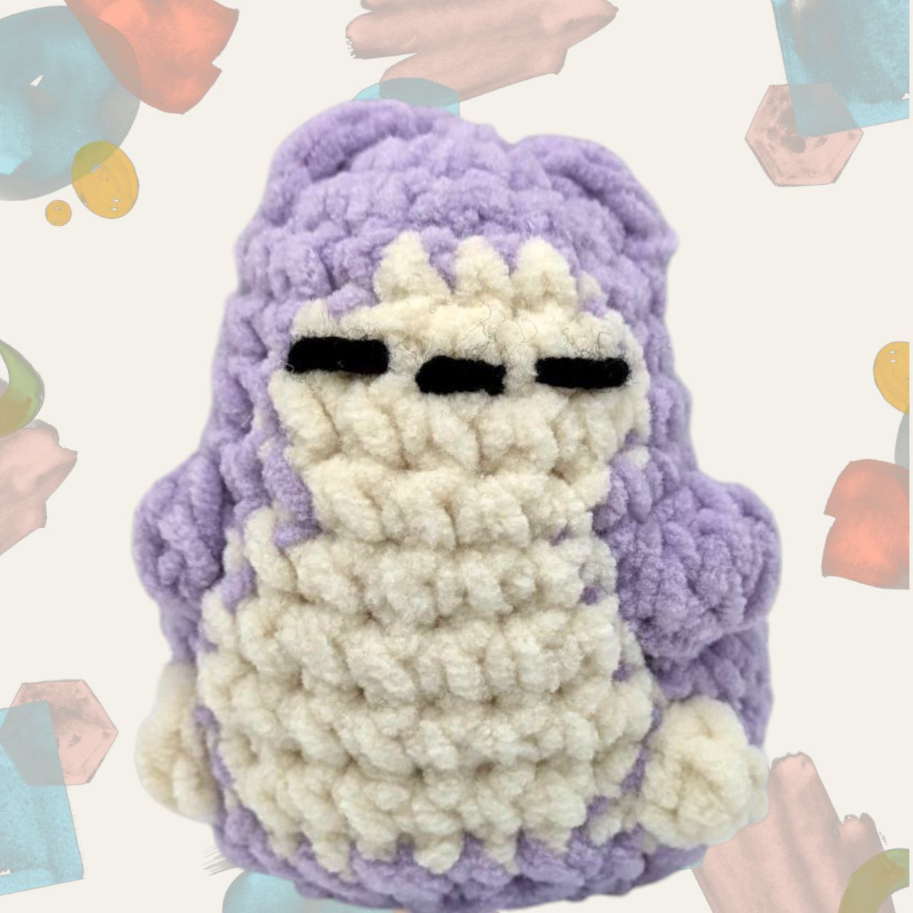 Snorlax Squeaky Crochet Keychain