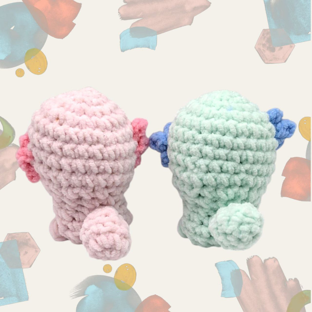 Wooper Squeaky Crochet Keychain