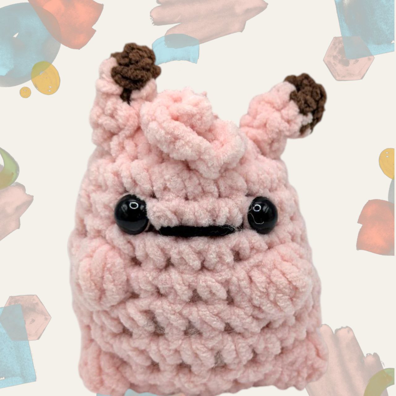Clefairy Squeaky Crochet Keychain