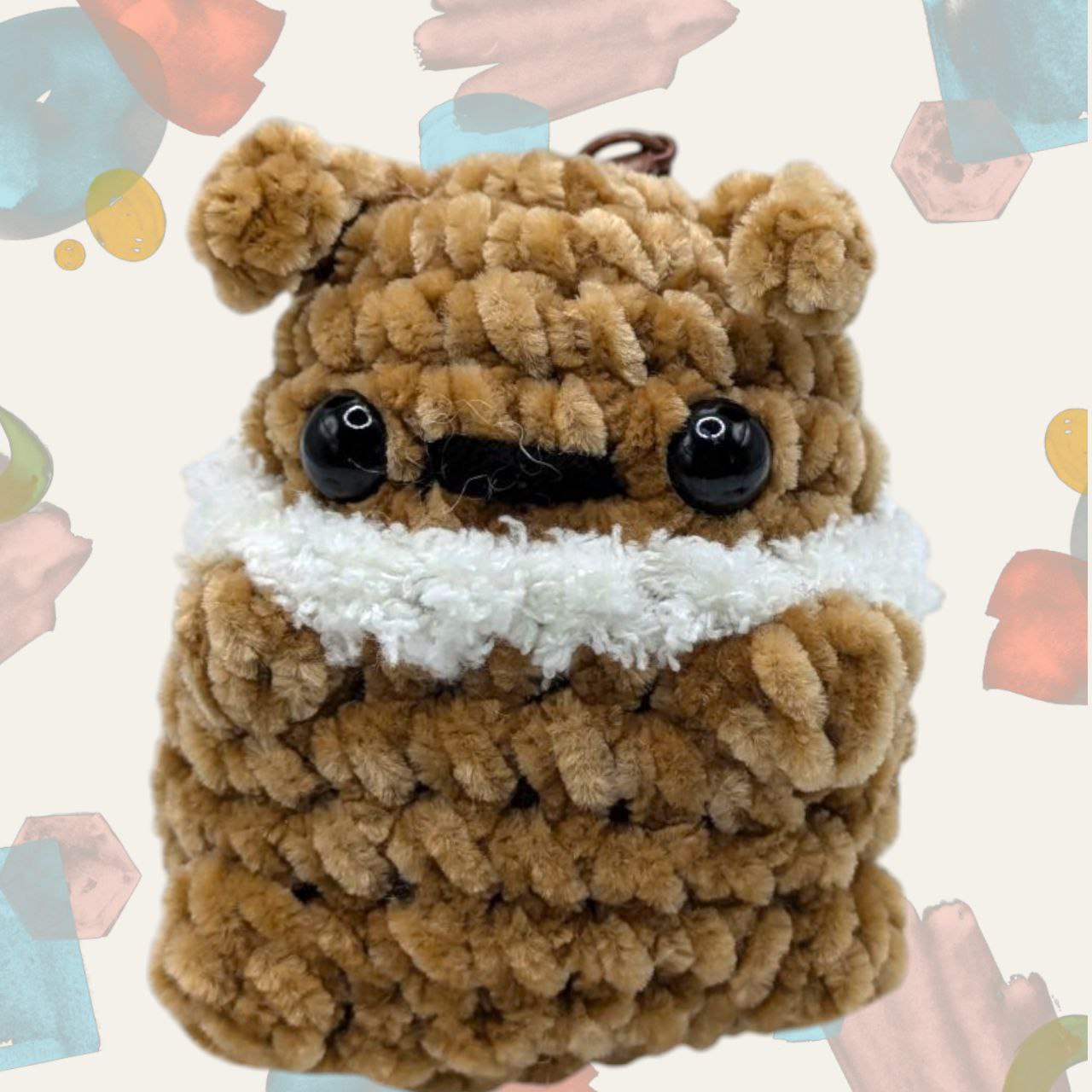 Eevee Squeaky Crochet Keychain
