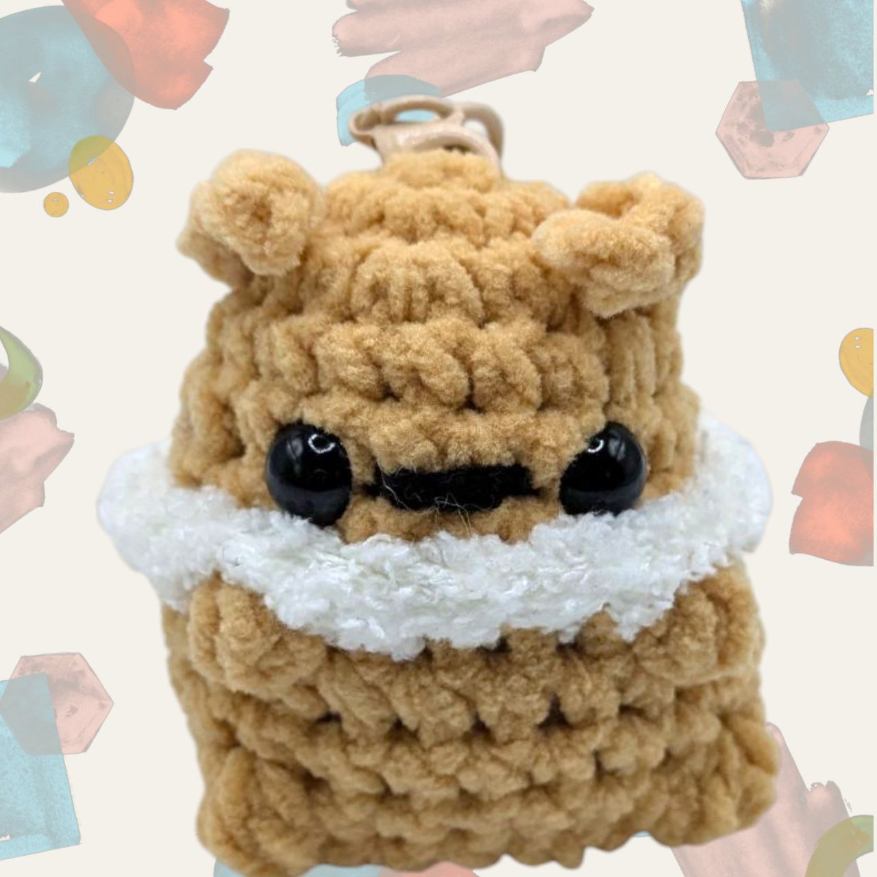 Eevee Squeaky Crochet Keychain