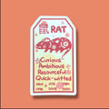 Rat Zodiac Vinyl Sticker