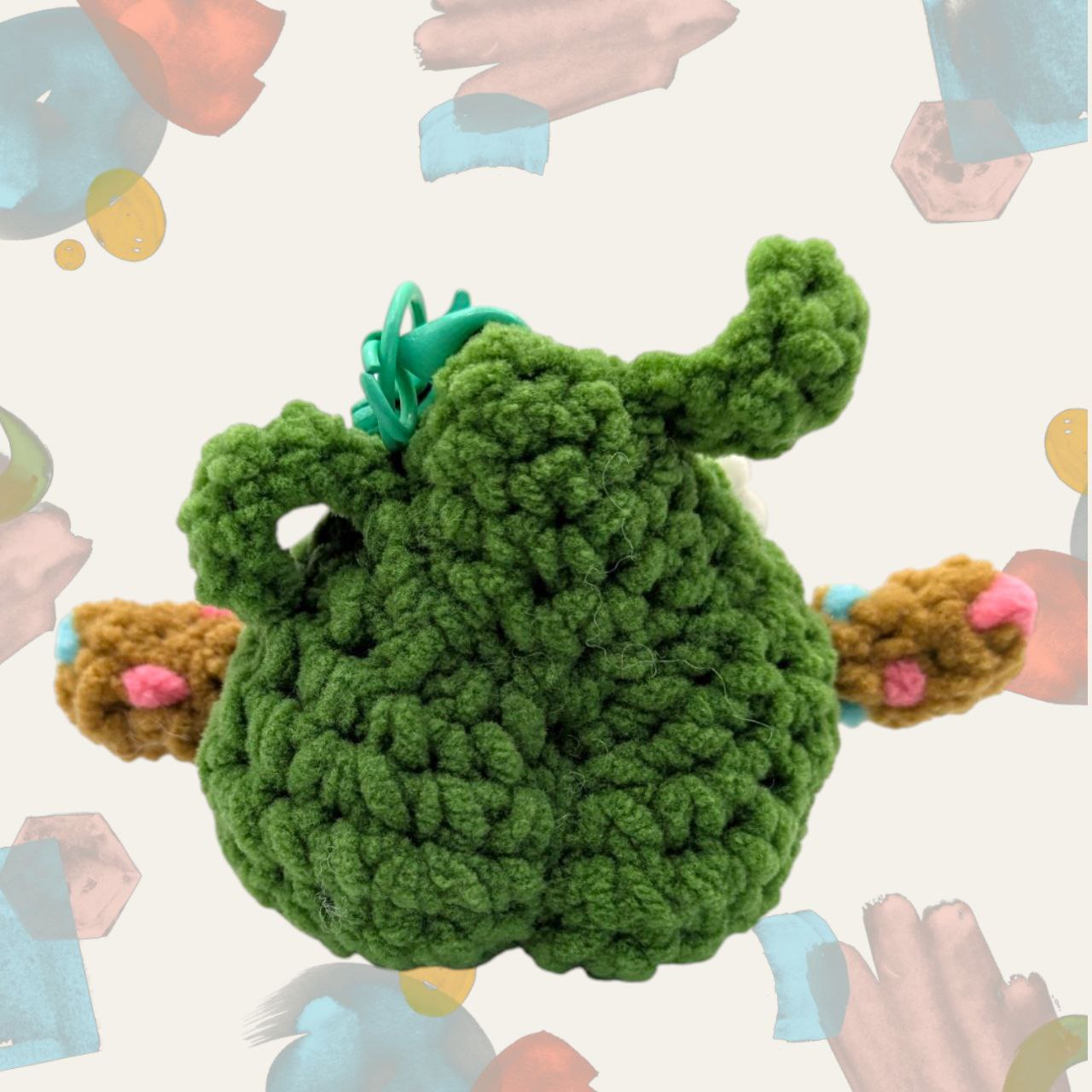 Trubbish Squeaky Crochet Keychain