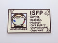 ISFP MBTI Card Vinyl Sticker