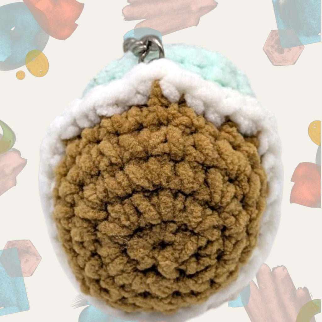 Squirtle Squeaky Crochet Keychain