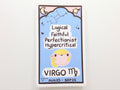 Virgo Horoscope Card Vinyl Sticker