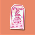 Snake Zodiac Vinyl Sticker
