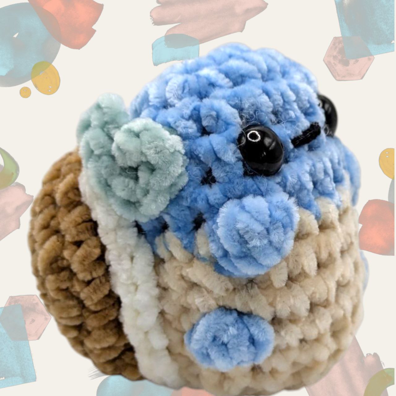Wartortle Squeaky Crochet Keychain