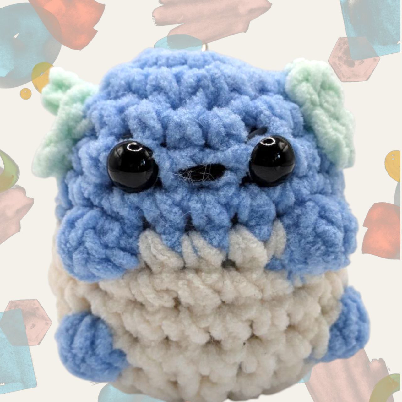 Wartortle Squeaky Crochet Keychain