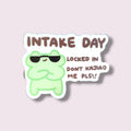 Intake Day, Locked In Vinyl Sticker