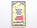 Scorpio Horoscope Card Vinyl Sticker