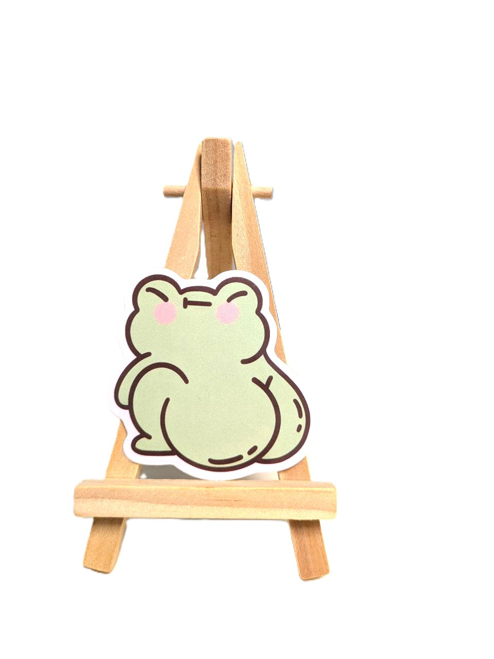 Big Butt Frog Vinyl Sticker