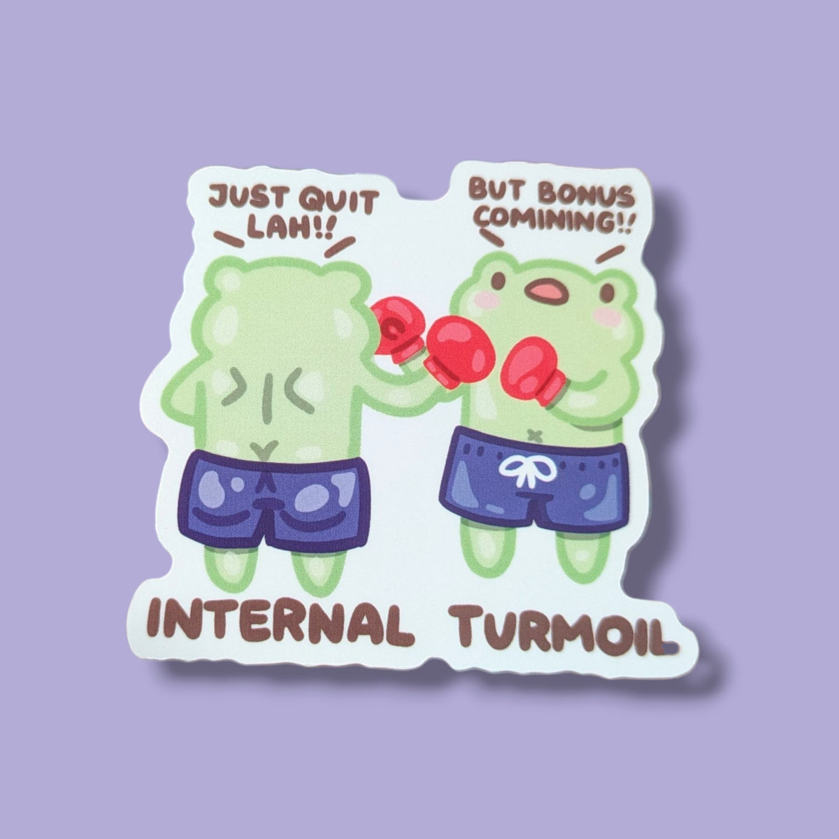 Internal Turmoil Vinyl Sticker